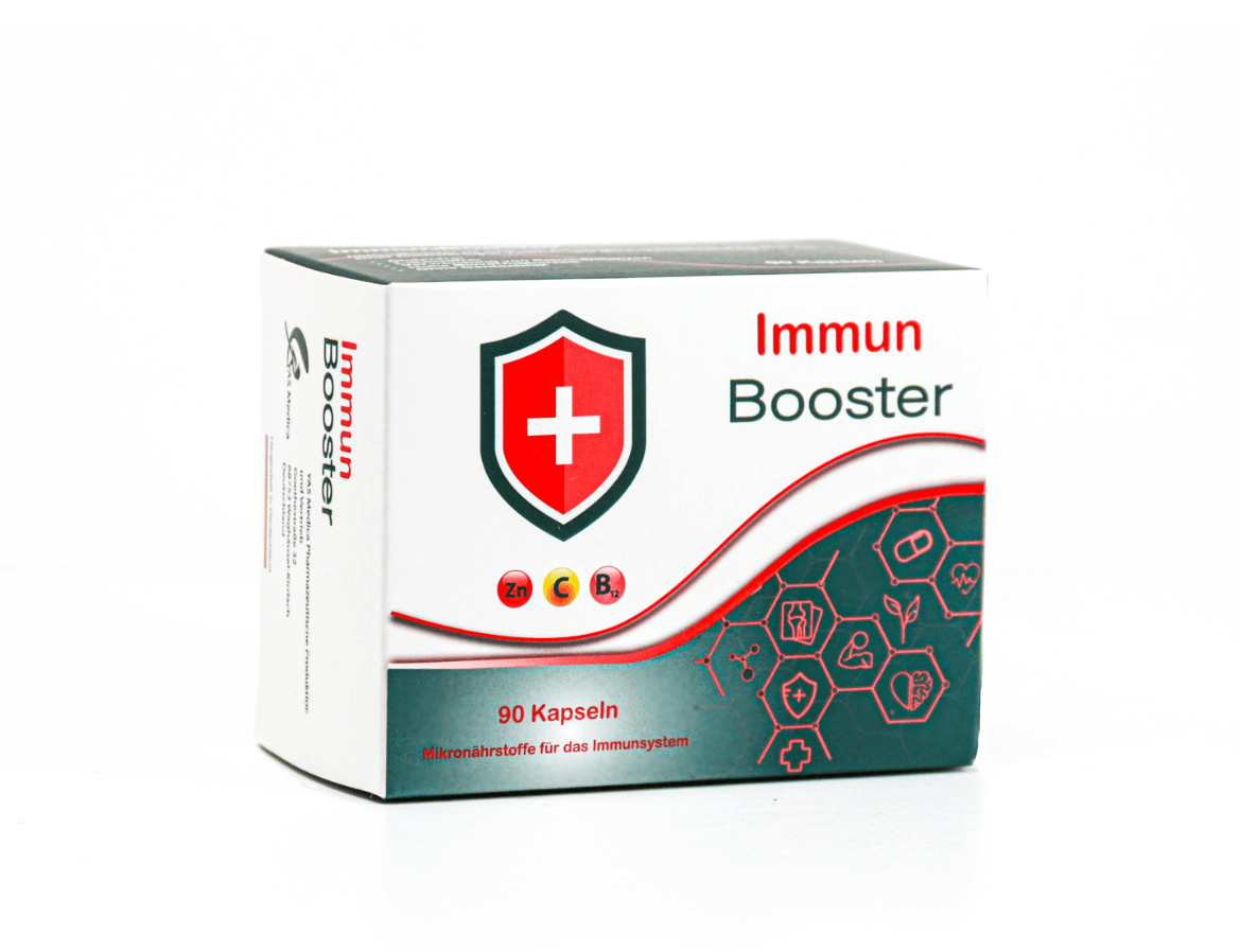 ImmunBooster YAS Medica, Abwehrkräfte stärken Apotheke, Nahrungsergänzung als Immun Booster, Immune Booster, premium Mikronährstoffe für ein gesundes Immunsystem, enthählt Zink für das Immunsystem, Zink und Vitamin C sowie aktiviertes Vitamin B12 als Methylcobalamin. Organisches Zink und Bioaktives Vitamin B12. Ein ImmunBooster für die körpereigene Abwehrkräfte. Hergestellt aus Reinsubstanzen durch Apotheker. Garantiert dadurch eine hohe Bioverfügbarkeit. Zink Vitamin C und Vitamin B12 Methylcobalamin